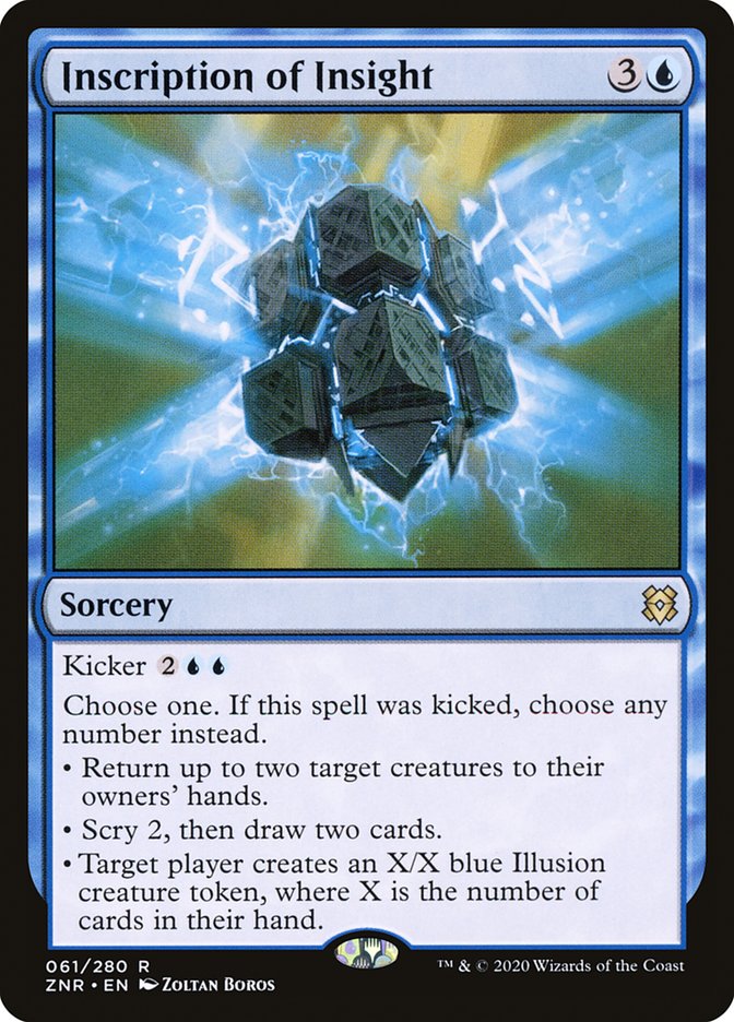 Inscription of Insight [Zendikar Rising] | Rook's Games and More