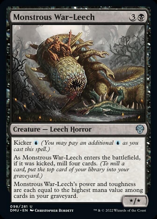 Monstrous War-Leech [Dominaria United] | Rook's Games and More