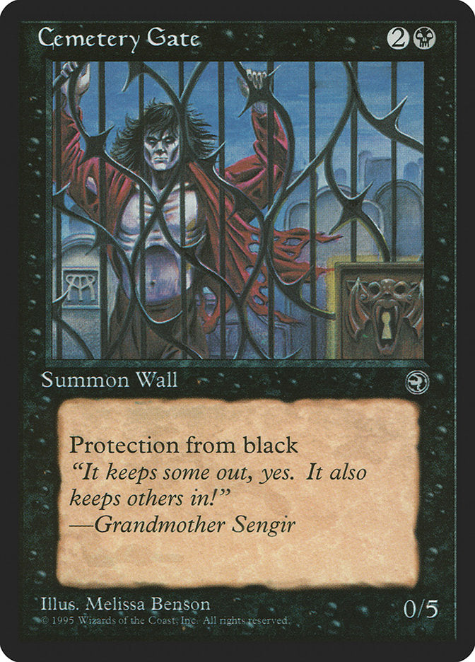 Cemetery Gate (Grandmother Sengir Flavor Text) [Homelands] | Rook's Games and More
