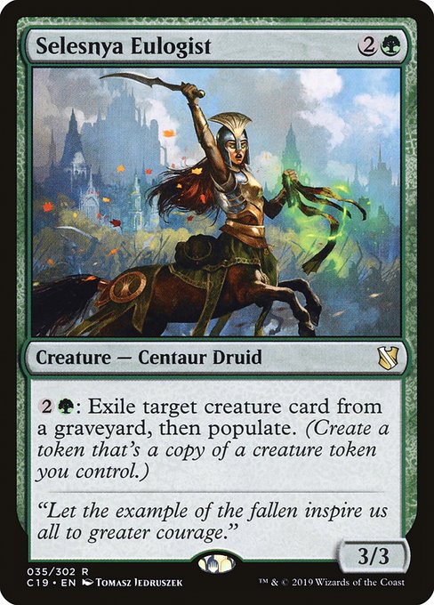 Selesnya Eulogist [Commander 2019] | Rook's Games and More