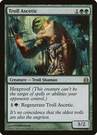 Troll Ascetic [Commander 2011] | Rook's Games and More