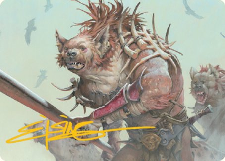 Gnoll Art Card (Gold-Stamped Signature) [Dungeons & Dragons: Adventures in the Forgotten Realms Art Series] | Rook's Games and More