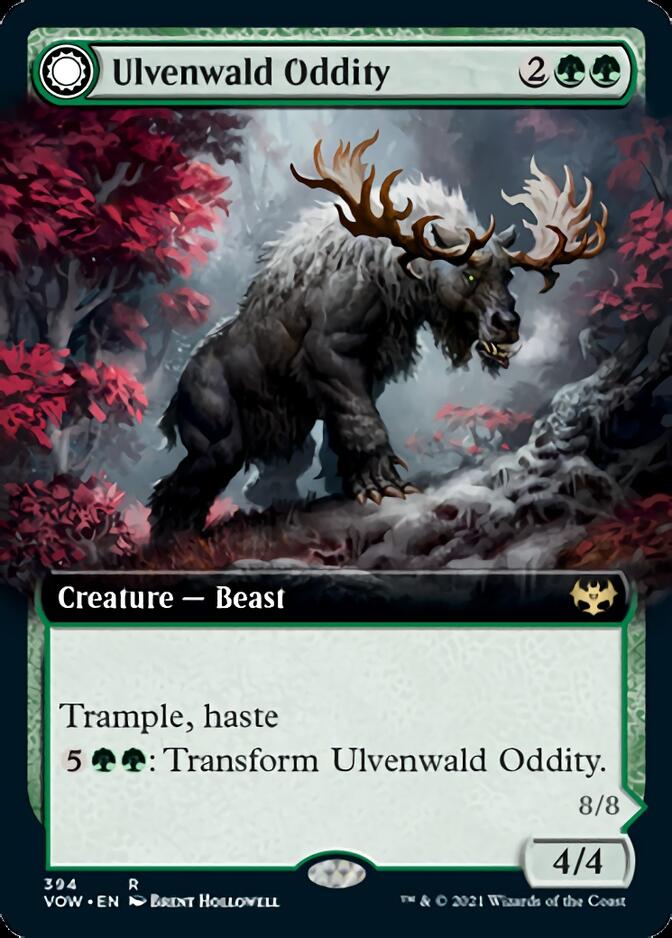 Ulvenwald Oddity // Ulvenwald Behemoth (Extended) [Innistrad: Crimson Vow] | Rook's Games and More
