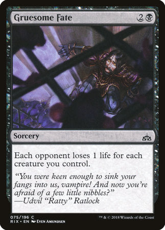 Gruesome Fate [Rivals of Ixalan] | Rook's Games and More