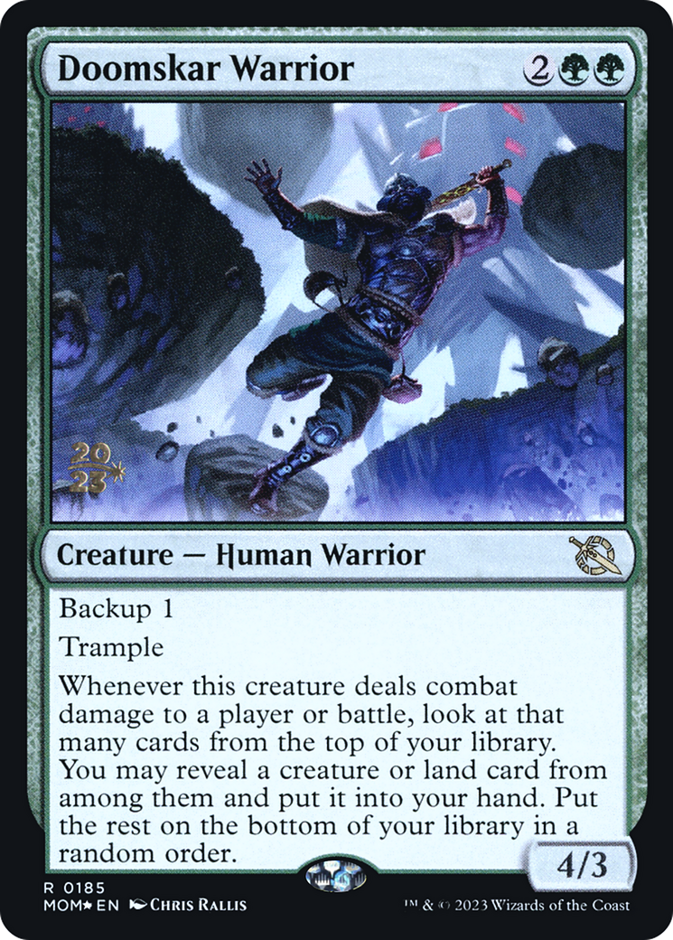 Doomskar Warrior [March of the Machine Prerelease Promos] | Rook's Games and More