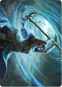 Sea Gate Stormcaller Art Card [Zendikar Rising Art Series] | Rook's Games and More