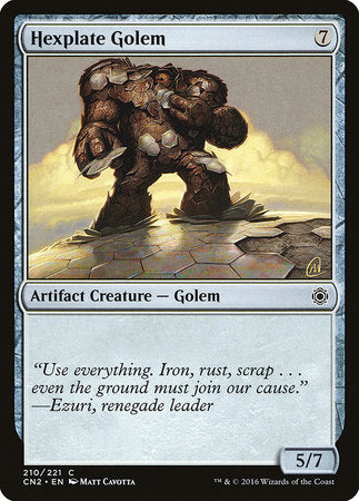 Hexplate Golem [Conspiracy: Take the Crown] | Rook's Games and More