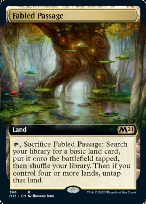 Fabled Passage (Extended Art) [Core Set 2021] | Rook's Games and More