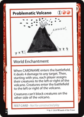 Problematic Volcano (2021 Edition) [Mystery Booster Playtest Cards] | Rook's Games and More