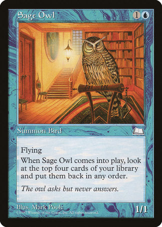 Sage Owl [Weatherlight] | Rook's Games and More