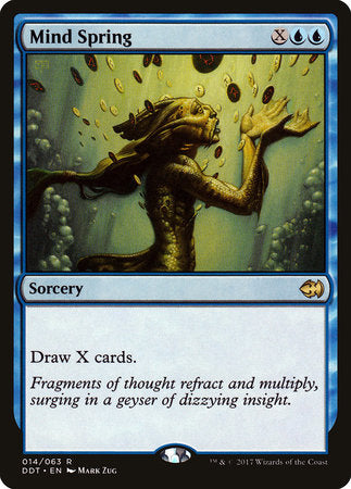 Mind Spring [Duel Decks: Merfolk vs. Goblins] | Rook's Games and More
