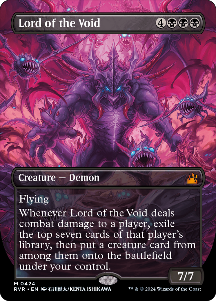 Lord of the Void (Anime Borderless) [Ravnica Remastered] | Rook's Games and More