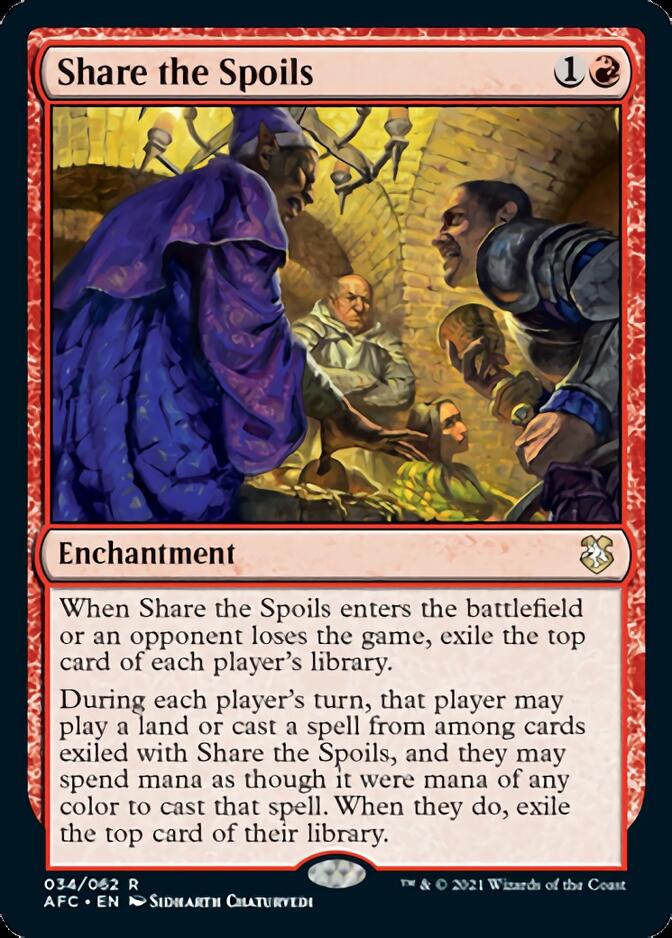 Share the Spoils [Dungeons & Dragons: Adventures in the Forgotten Realms Commander] | Rook's Games and More