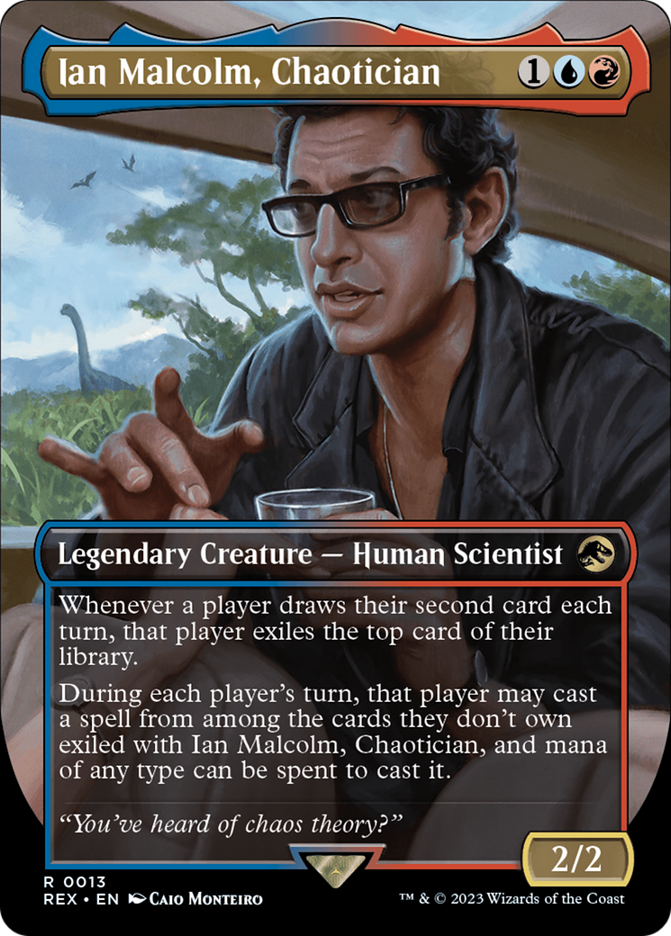 Ian Malcolm, Chaotician (Borderless) [Jurassic World Collection] | Rook's Games and More