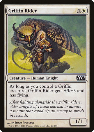 Griffin Rider [Magic 2012] | Rook's Games and More