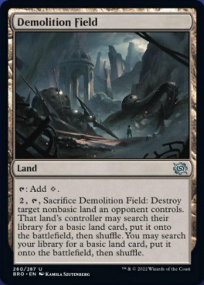 Demolition Field [The Brothers' War] | Rook's Games and More