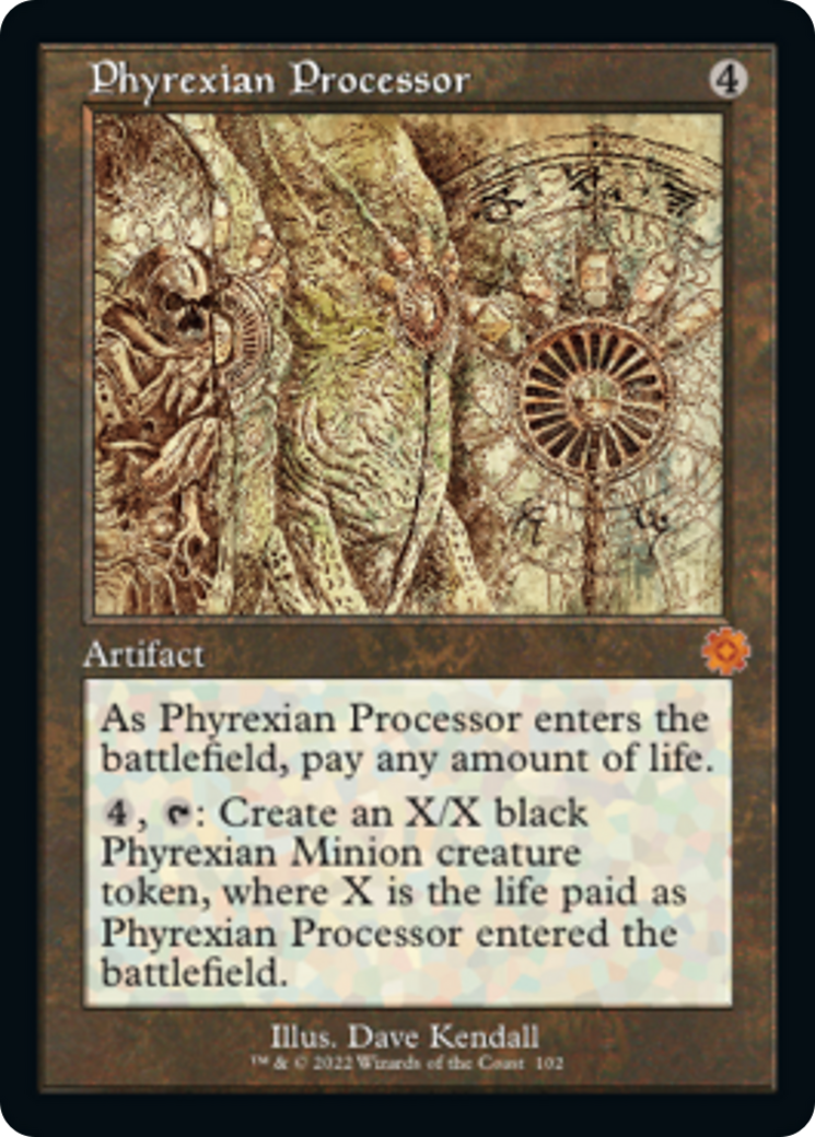 Phyrexian Processor (Retro Schematic) [The Brothers' War Retro Artifacts] | Rook's Games and More