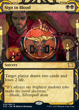 Sign in Blood [Strixhaven Mystical Archive] | Rook's Games and More