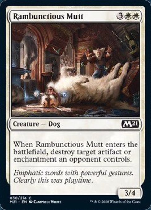 Rambunctious Mutt [Core Set 2021] | Rook's Games and More