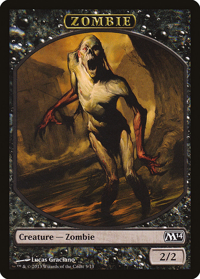 Zombie [Magic 2014 Tokens] | Rook's Games and More