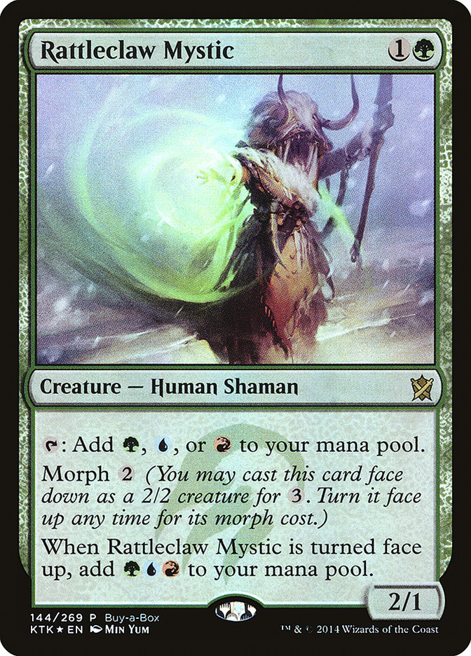 Rattleclaw Mystic (Buy-A-Box) [Khans of Tarkir Promos] | Rook's Games and More