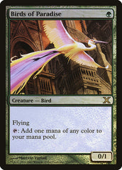 Birds of Paradise (Premium Foil) [Tenth Edition]