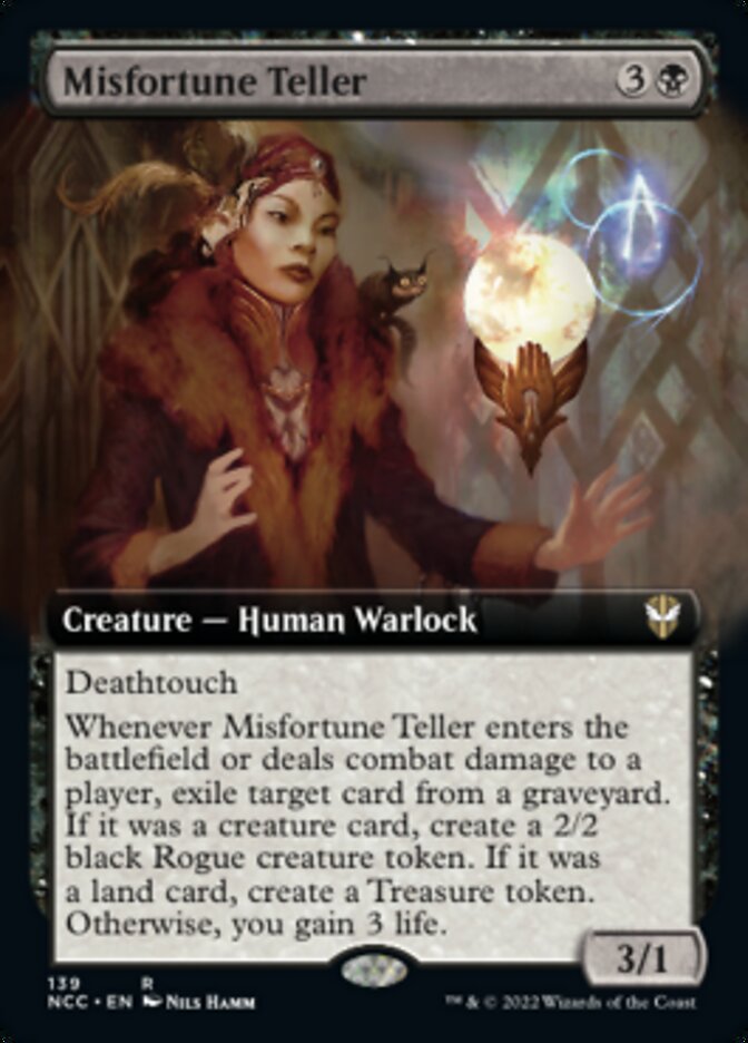 Misfortune Teller (Extended Art) [Streets of New Capenna Commander] | Rook's Games and More