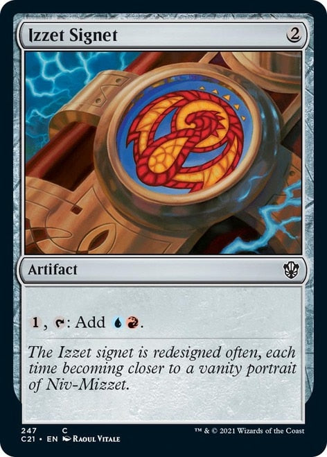 Izzet Signet [Commander 2021] | Rook's Games and More