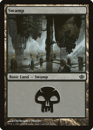 Swamp (61) [Duel Decks: Garruk vs. Liliana] | Rook's Games and More