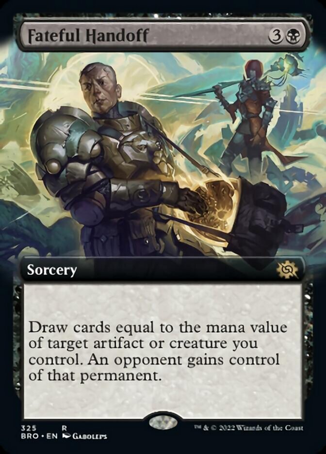 Fateful Handoff (Extended Art) [The Brothers' War] | Rook's Games and More