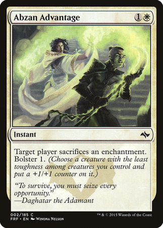 Abzan Advantage [Fate Reforged] | Rook's Games and More