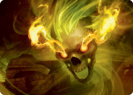 Flameskull Art Card [Dungeons & Dragons: Adventures in the Forgotten Realms Art Series] | Rook's Games and More