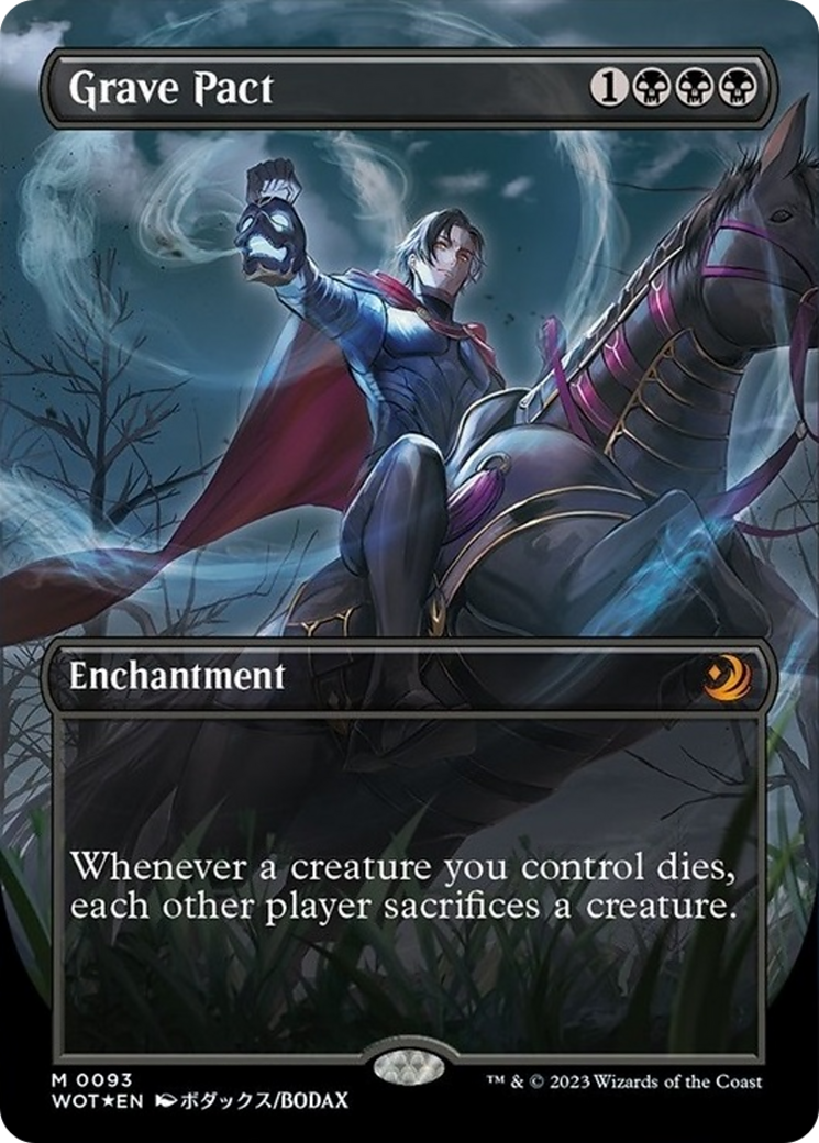Grave Pact (Anime Borderless) (Confetti Foil) [Wilds of Eldraine: Enchanting Tales] | Rook's Games and More