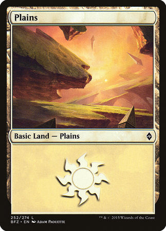 Plains (252) [Battle for Zendikar] | Rook's Games and More