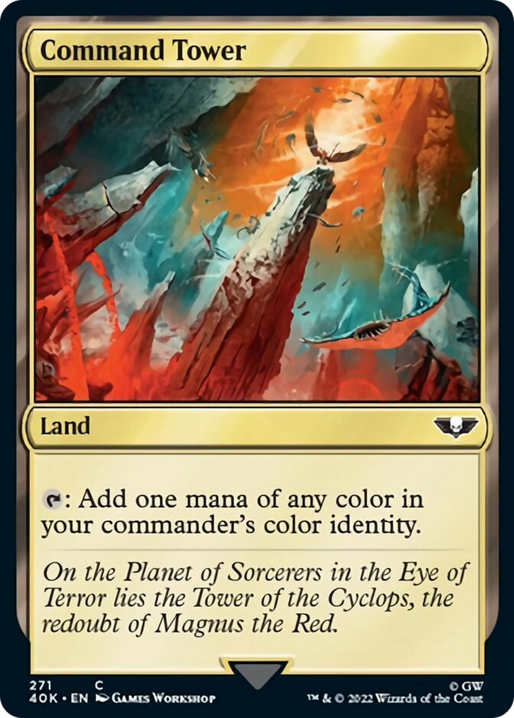 Command Tower (271) [Universes Beyond: Warhammer 40,000] | Rook's Games and More
