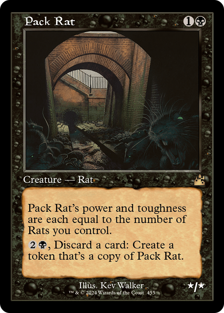 Pack Rat (Retro Frame) [Ravnica Remastered] | Rook's Games and More