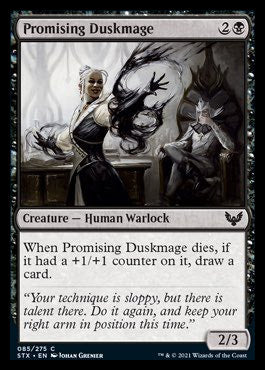 Promising Duskmage [Strixhaven: School of Mages] | Rook's Games and More