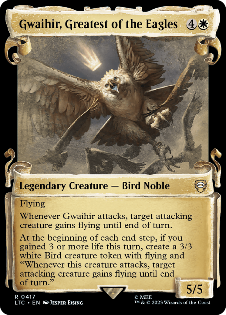 Gwaihir, Greatest of the Eagles [The Lord of the Rings: Tales of Middle-Earth Commander Showcase Scrolls] | Rook's Games and More