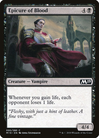Epicure of Blood [Core Set 2019] | Rook's Games and More