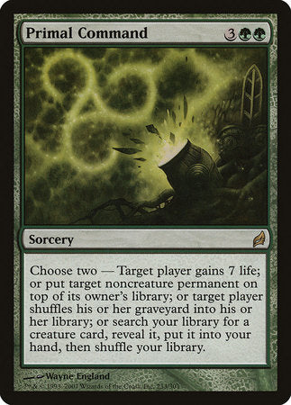 Primal Command [Lorwyn] | Rook's Games and More