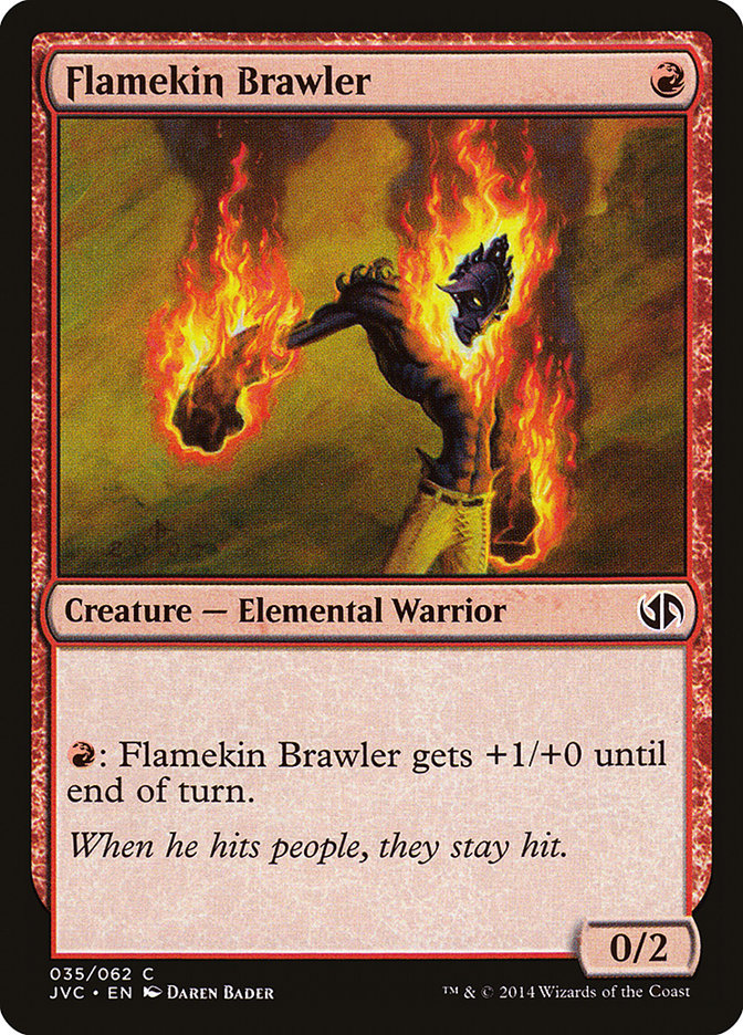 Flamekin Brawler [Duel Decks Anthology] | Rook's Games and More