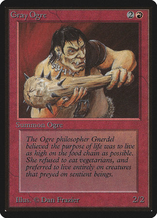 Gray Ogre [Limited Edition Beta] | Rook's Games and More