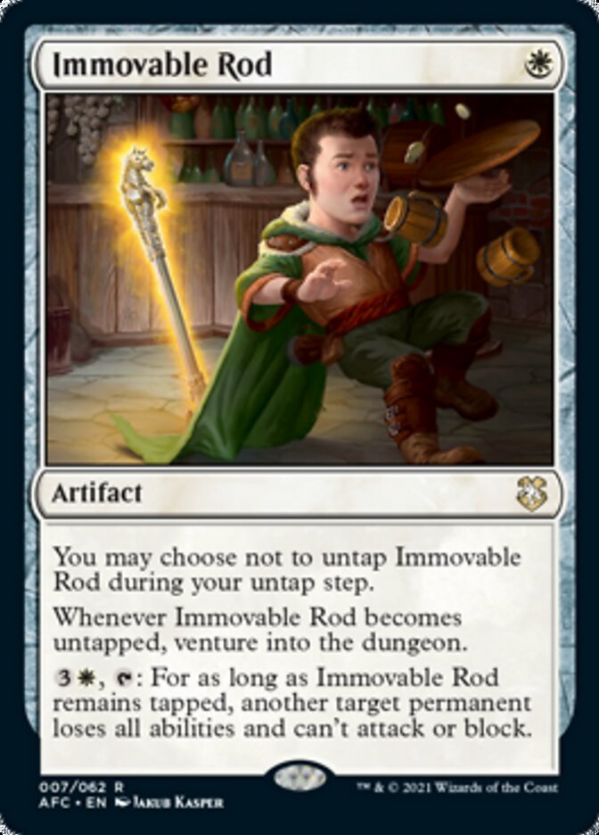 Immovable Rod [Dungeons & Dragons: Adventures in the Forgotten Realms Commander] | Rook's Games and More