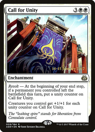 Call for Unity [Aether Revolt Promos] | Rook's Games and More