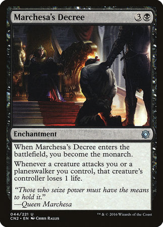 Marchesa's Decree [Conspiracy: Take the Crown] | Rook's Games and More