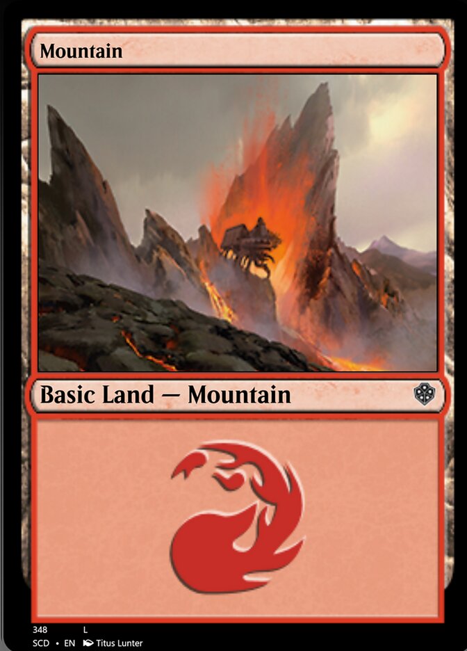 Mountain (348) [Starter Commander Decks] | Rook's Games and More