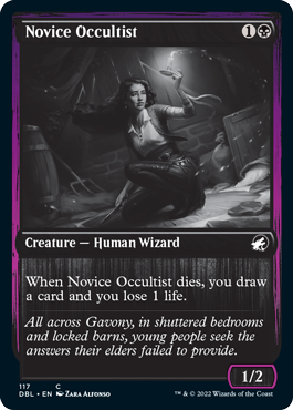 Novice Occultist [Innistrad: Double Feature] | Rook's Games and More