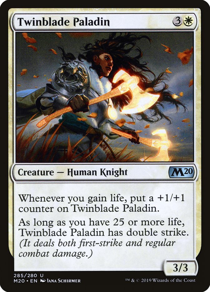 Twinblade Paladin [Core Set 2020] | Rook's Games and More