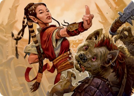 Half-Elf Monk Art Card [Dungeons & Dragons: Adventures in the Forgotten Realms Art Series] | Rook's Games and More