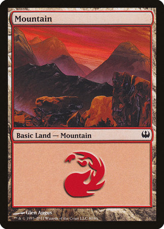 Mountain (80) [Duel Decks: Knights vs. Dragons] | Rook's Games and More